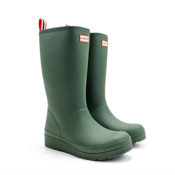 NEW HUNTER Waterproof Play Insulated Faux Fur womenTall Rain Boots 1025 8m4 - Picture 3 of 11